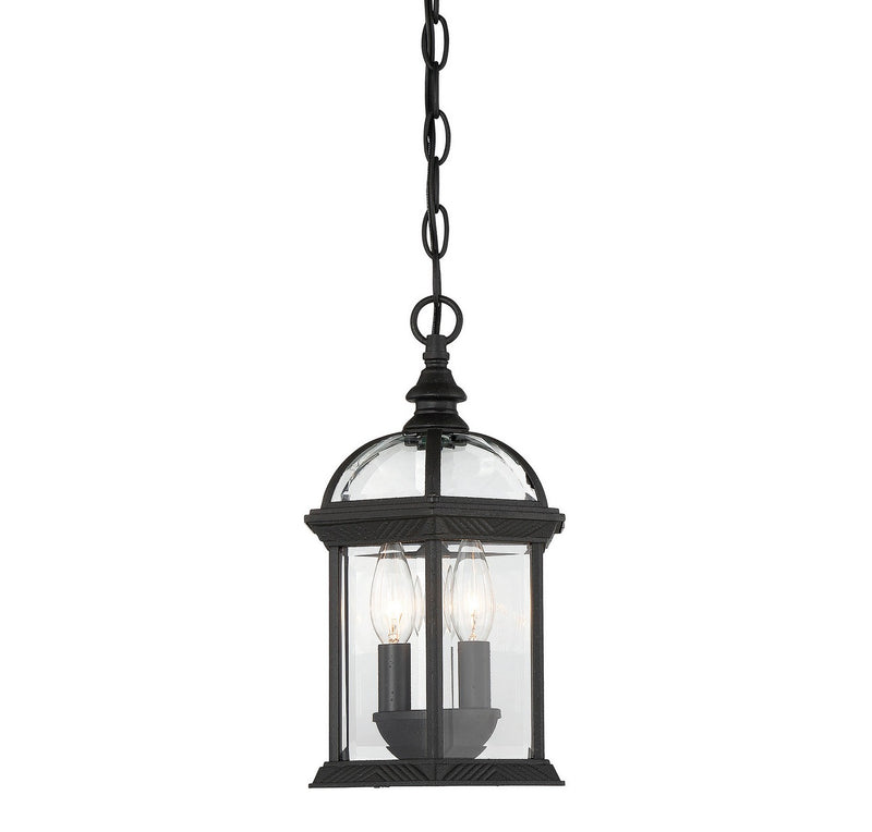 Savoy House 5-0635-BK Three Light Hanging Lantern, Textured Black (6)