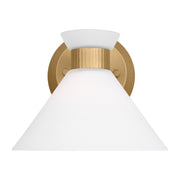 Visual Comfort Studio DJV1011SB Belcarra One Light Wall Sconce, Satin Brass Main Image.jpg