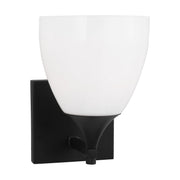 Visual Comfort Studio DJV1021MBK Toffino One Light Wall Sconce, Midnight Black Main Image.jpg