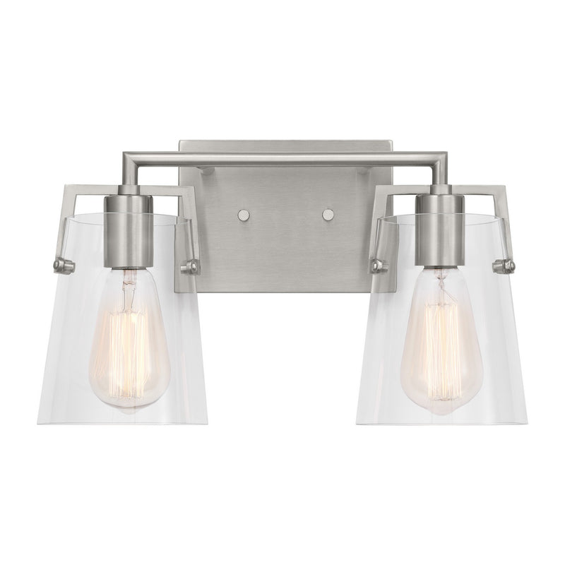 Visual Comfort Studio DJV1032BS Crofton Two Light Bath, Brushed Steel Main Image.jpg