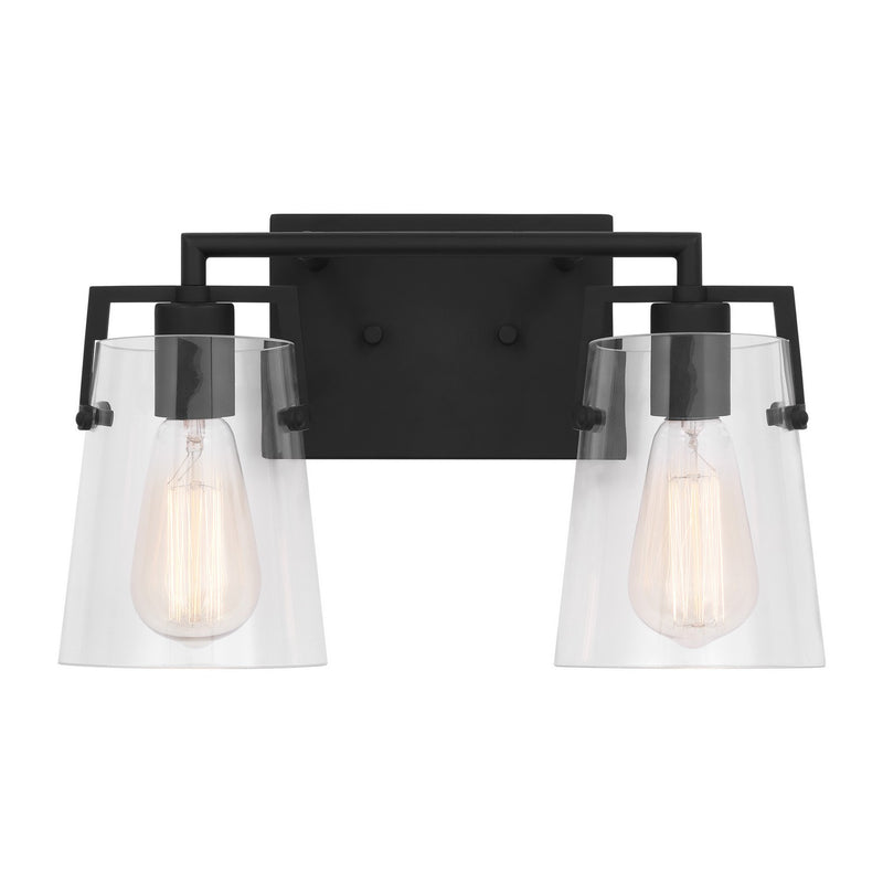 Visual Comfort Studio DJV1032MBK Crofton Two Light Bath, Midnight Black Main Image.jpg