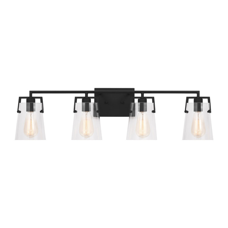 Visual Comfort Studio DJV1034MBK Crofton Four Light Bath, Midnight Black Main Image.jpg