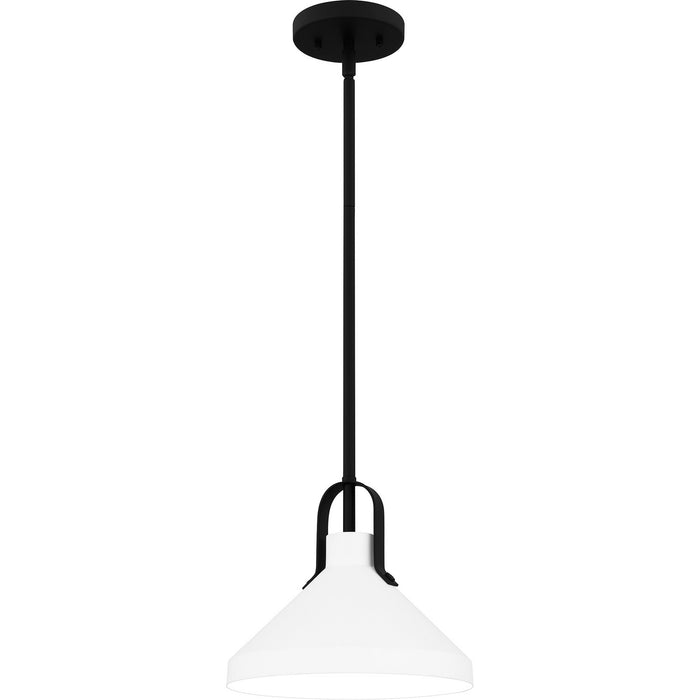 Quoizel BIK1510MBK Brink One Light Pendant, Matte Black Main Image.jpg