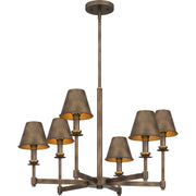 Quoizel CRO5026SU Cross Six Light Chandelier, Statuary Bronze Main Image.jpg