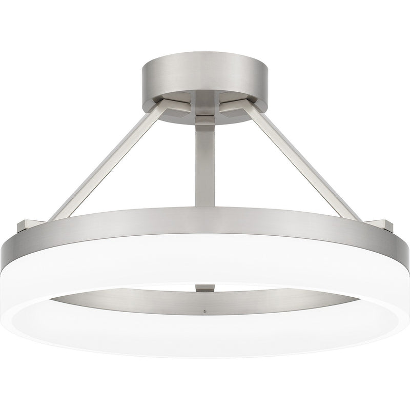 Quoizel PCOH1716BN Cohen LED Semi Flush Mount, Brushed Nickel Main Image.jpg