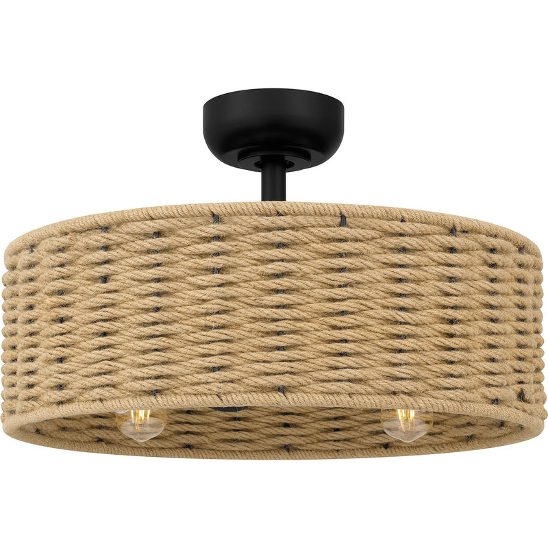 Quoizel QFA6201MBK Islander Ceiling Fan, Matte Black Main Image.jpg