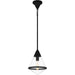 Quoizel QPP6160MBK Hidalgo One Light Mini Pendant, Matte Black Main Image.jpg