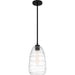 Quoizel QPP6165MBK Asher One Light Mini Pendant, Matte Black Main Image.jpg