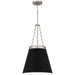 Quoizel QPP6183BN Alwyn One Light Pendant, Brushed Nickel Main Image.jpg