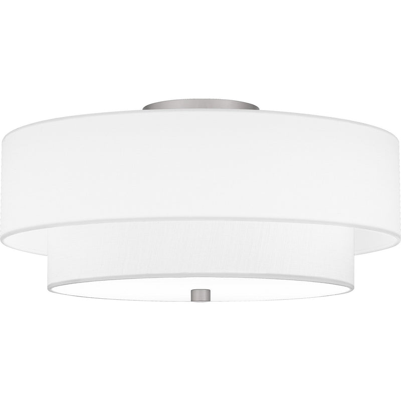 Quoizel QSF6177BN Prewett Two Light Semi Flush Mount, Brushed Nickel Main Image.jpg