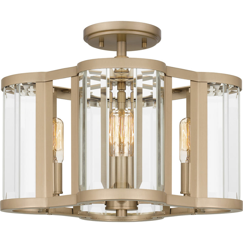 Quoizel QSF6193BGD Renee Four Light Semi Flush Mount, Bronze Gold Main Image.jpg