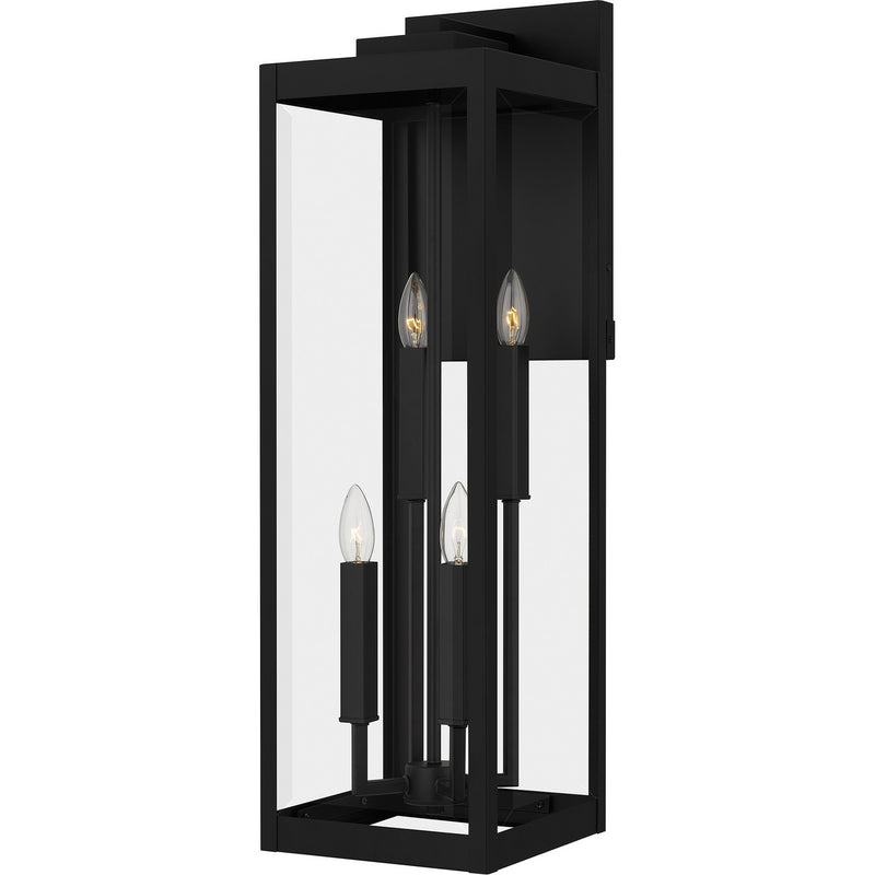 Quoizel WVR8209EK Westover Four Light Outdoor Wall Mount, Earth Black Main Image.jpg