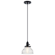 Kichler 43850BK One Light Mini Pendant, Black
