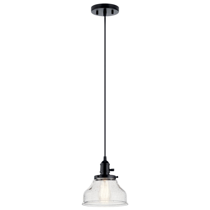 Kichler 43850BK One Light Mini Pendant, Black
