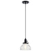 Kichler 43850BK One Light Mini Pendant, Black