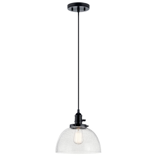 Kichler 43853BK One Light Mini Pendant, Black