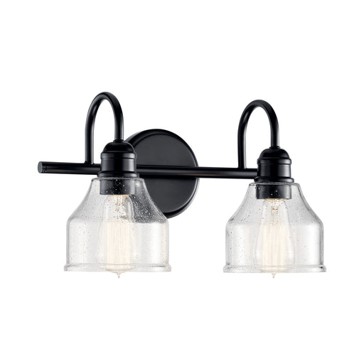 Kichler 45972BK Two Light Bath, Black