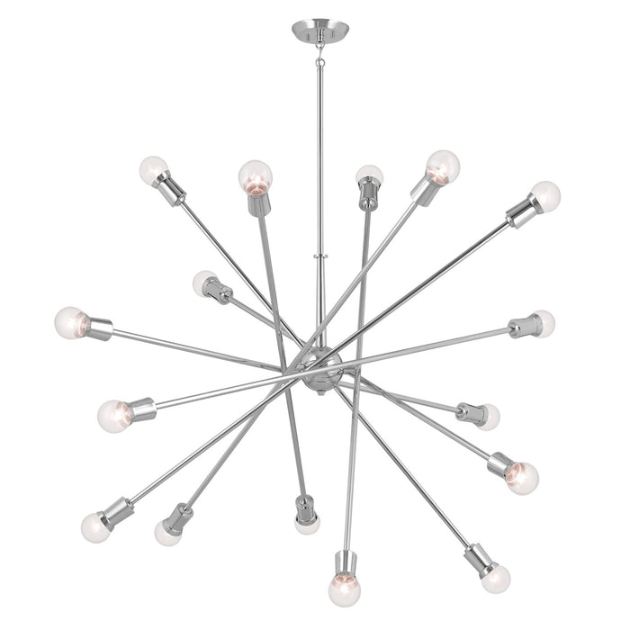 Kichler 52537CH 16 Light Chandelier, Chrome