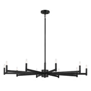 Kichler 52613BK Ten Light Chandelier, Black