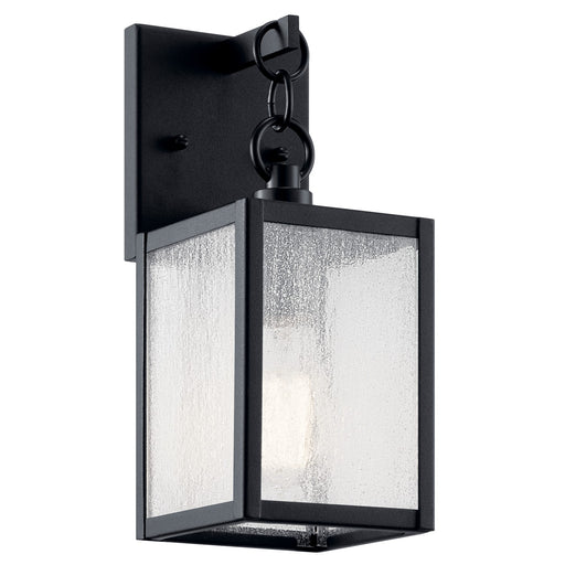 Kichler 59005BKT One Light Outdoor Wall Mount, Black