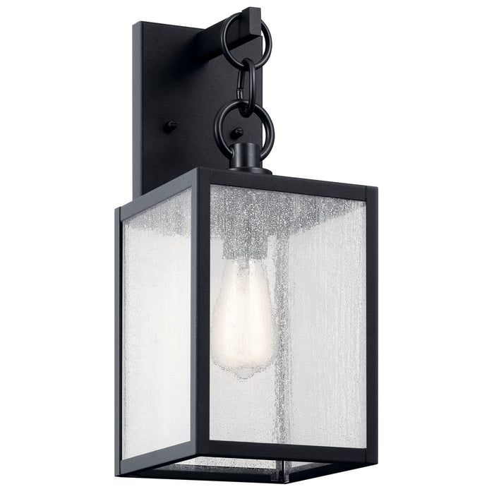 Kichler 59006BKT One Light Outdoor Wall Mount, Black