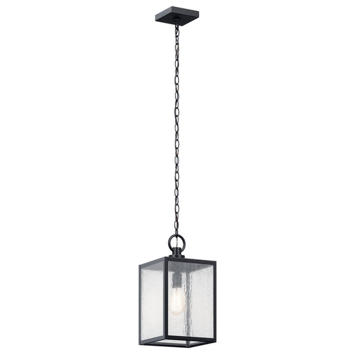 Kichler 59008BKT One Light Outdoor Pendant / Semi Flush, Black Textured