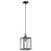 Kichler 59008BKT One Light Outdoor Pendant / Semi Flush, Black Textured