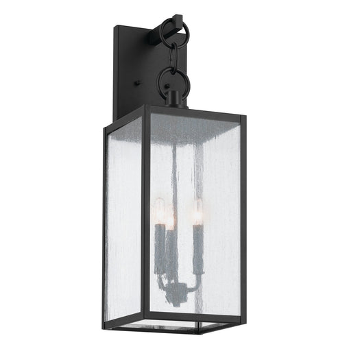 Kichler 59009BKT Three Light Outdoor Wall Mount, Black
