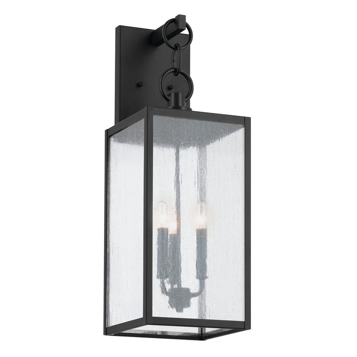 Kichler 59009BKT Three Light Outdoor Wall Mount, Black