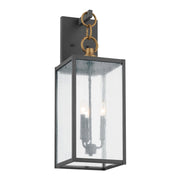 Kichler 59009WZC Three Light Outdoor Wall Mount, Weathered Zinc