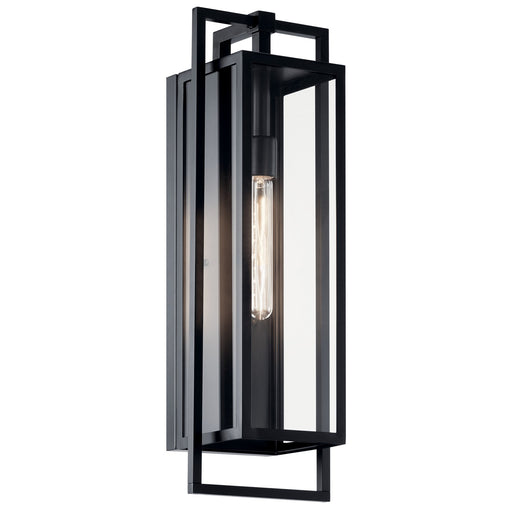 Kichler 59089BK One Light Outdoor Wall Mount, Black