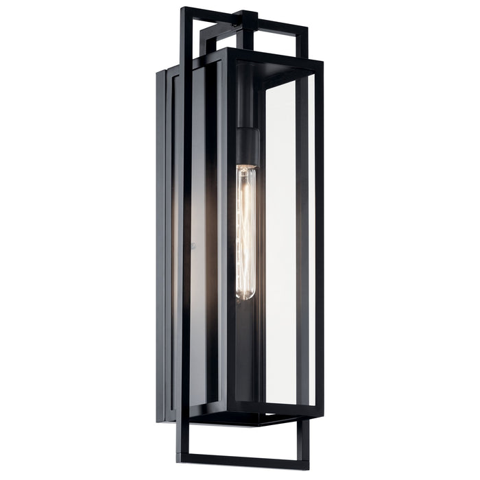 Kichler 59089BK One Light Outdoor Wall Mount, Black