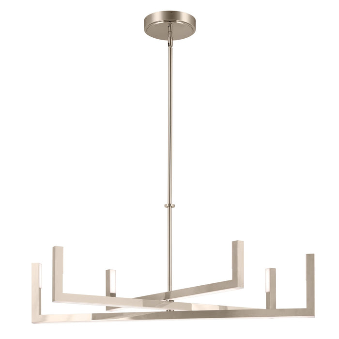 Kichler 84328PN LED Chandelier, Polished Nickel