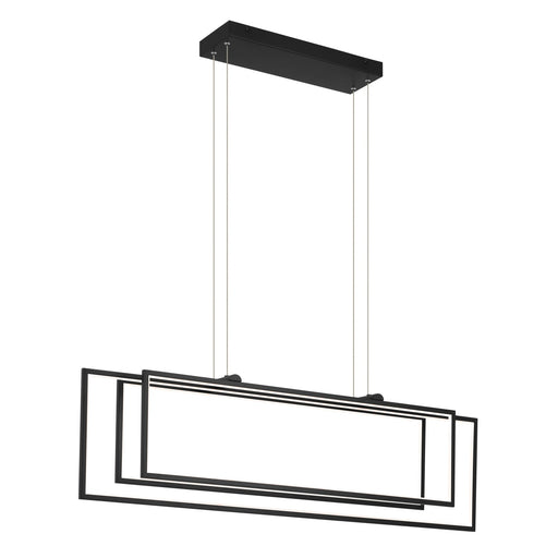 Kichler 84331MBK LED Linear Chandelier, Matte Black