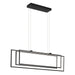 Kichler 84331MBK LED Linear Chandelier, Matte Black