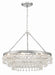 Crystorama 237-CH Calypso Six Light Chandelier Polished Chrome Main Image.jpg