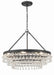 Crystorama 237-MK Calypso Six Light Chandelier Matte Black Main Image.jpg