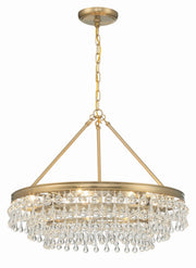 Crystorama 237-VG Calypso Six Light Chandelier Vibrant Gold Main Image.jpg