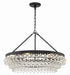 Crystorama 275-MK Calypso Six Light Chandelier Matte Black Main Image.jpg