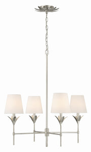 Crystorama 534-SA Broche Four Light Chandelier Antique Silver Main Image.jpg