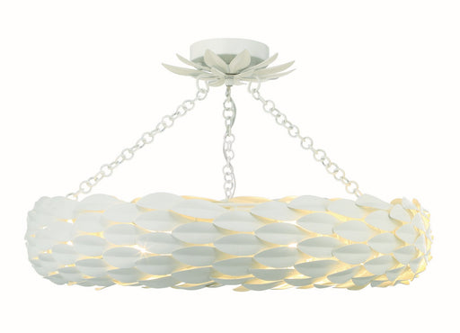 Crystorama 536-MT_CEILING Broche Six Light Semi Flush Mount Matte White Main Image.jpg