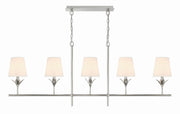 Crystorama 537-SA Broche Five Light Chandelier Antique Silver Main Image.jpg