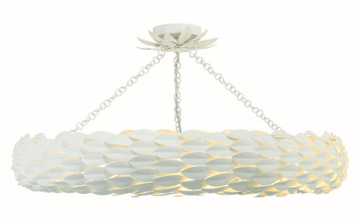 Crystorama 538-MT_CEILING Broche Eight Light Semi Flush Mount Matte White Main Image.jpg