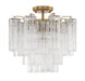 Crystorama ADD-300-AG-CL_CEILING Addis Four Light Semi Flush Mount Aged Brass Main Image.jpg