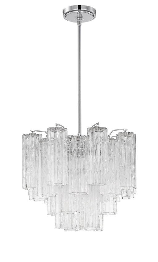 Crystorama ADD-300-CH-CL Addis Four Light Chandelier Polished Chrome Main Image.jpg