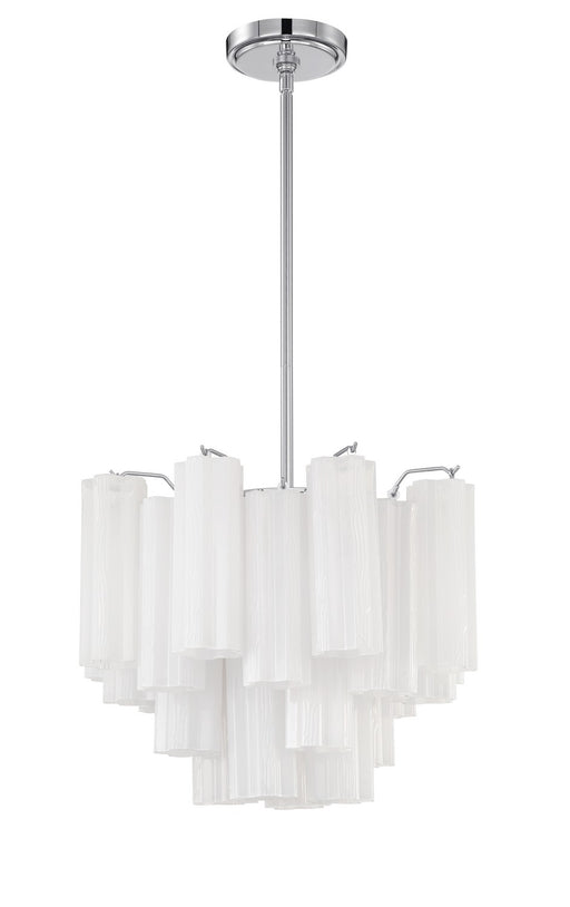 Crystorama ADD-300-CH-WH Addis Four Light Chandelier Polished Chrome Main Image.jpg