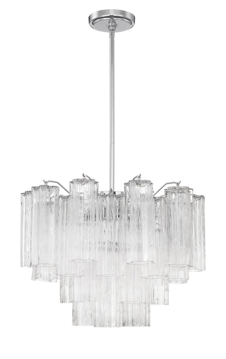Crystorama ADD-306-CH-CL Addis Six Light Chandelier Polished Chrome Main Image.jpg
