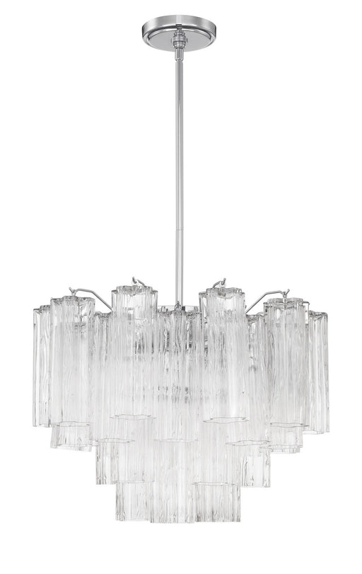 Crystorama ADD-306-CH-CL Addis Six Light Chandelier Polished Chrome Main Image.jpg