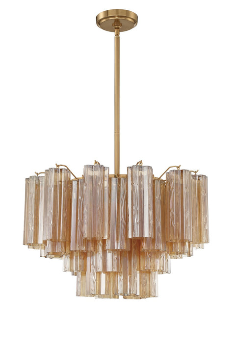 Crystorama ADD-308-AG-AM Addis Nine Light Chandelier Aged Brass Main Image.jpg