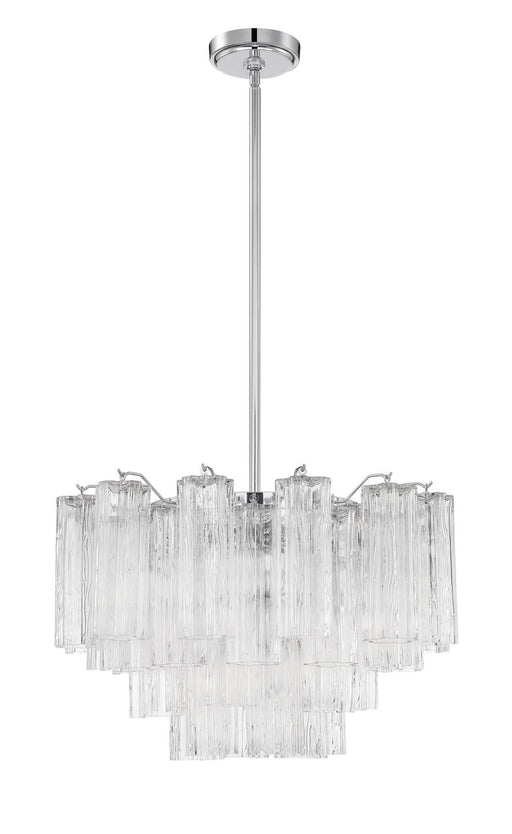 Crystorama ADD-308-CH-CL Addis Nine Light Chandelier Polished Chrome Main Image.jpg